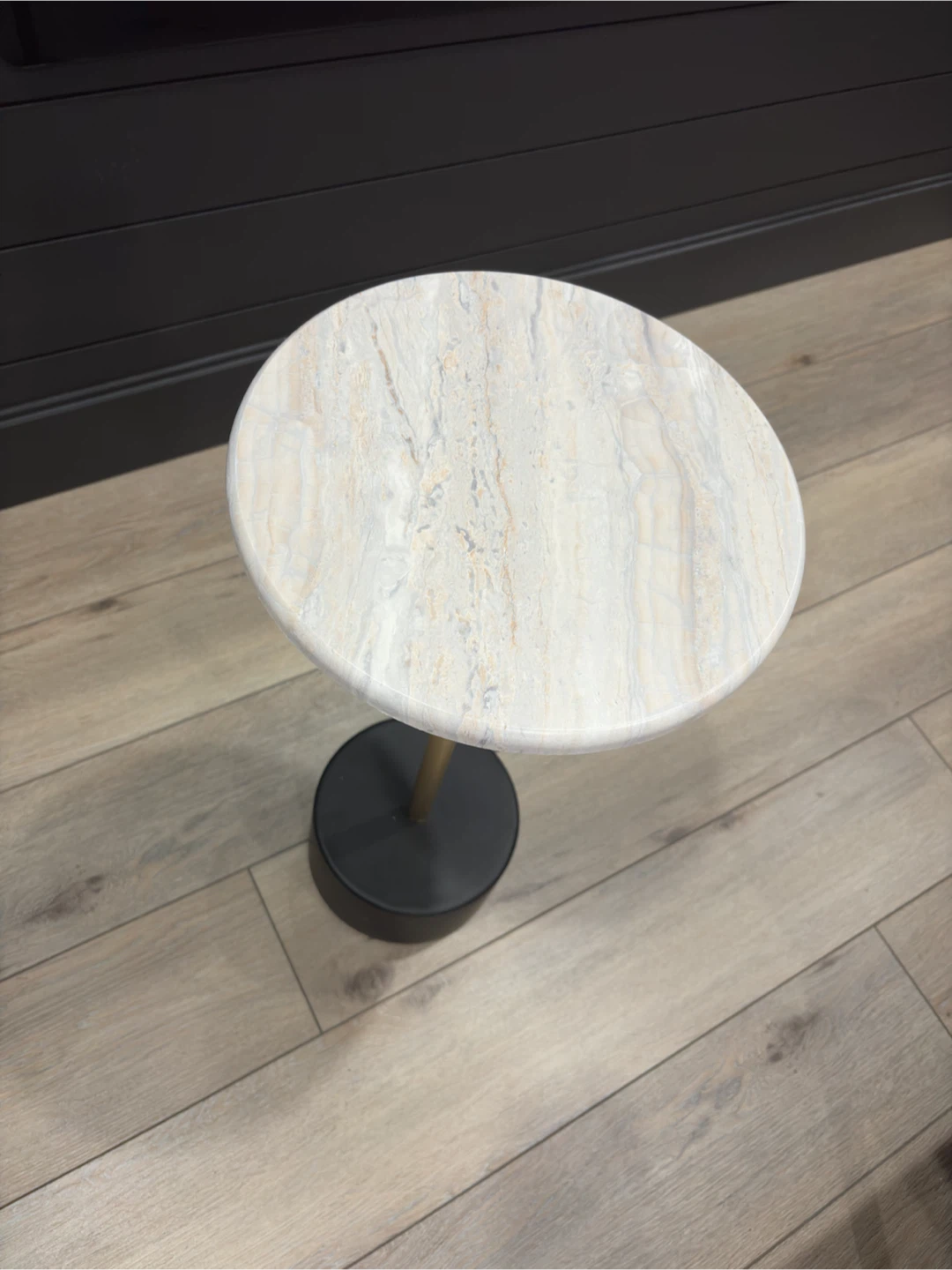 (NOT REAL MARBLE) FAUX Marble Top cocktail/side Table - photo 2