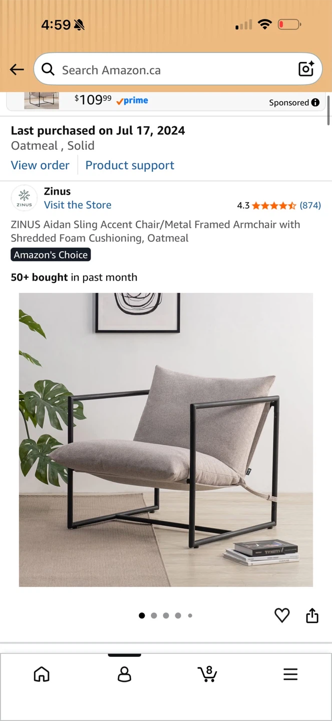 Armchair bought from amazon - photo 2