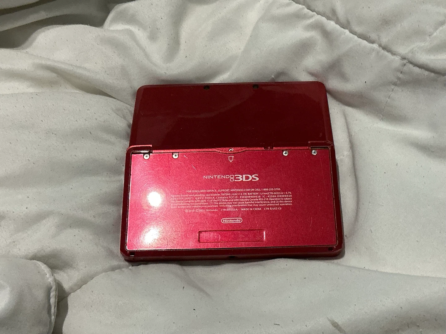 Nintendo 3DS Red - photo 3