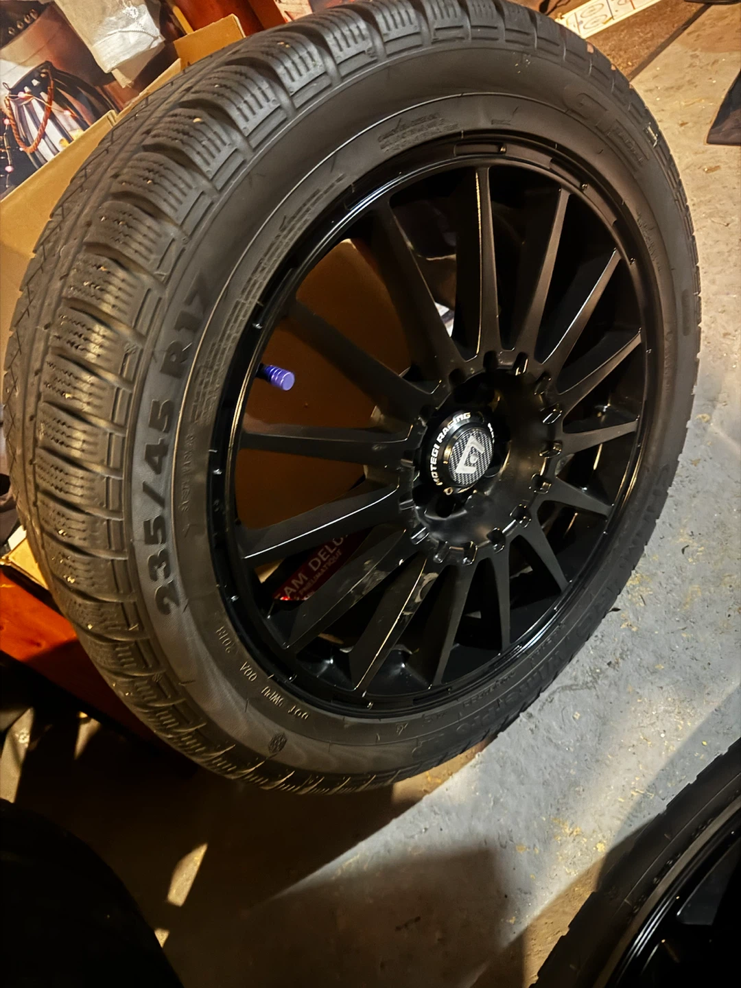 Motegi Racing Wheels with Pirelli Winter Tires - 235/45R17