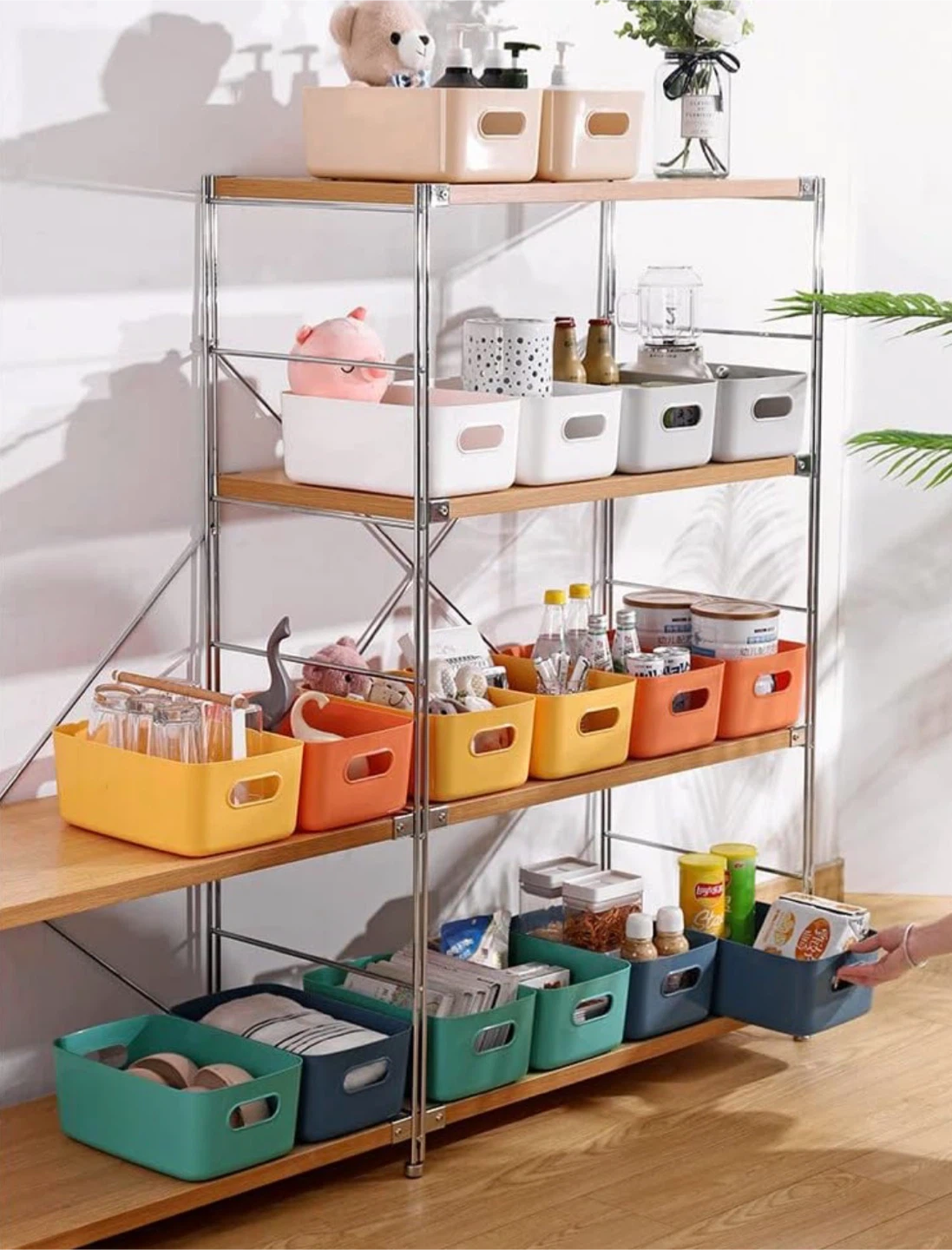 Set of 5 Storage Bins - photo 2