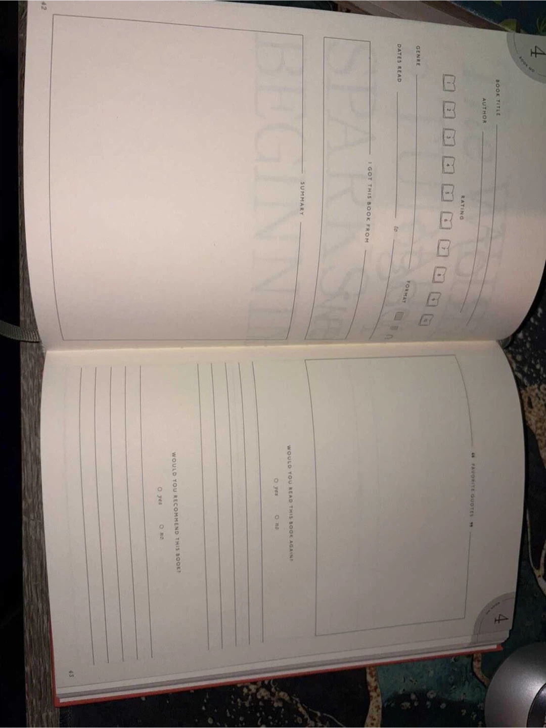Reading Journal - photo 2