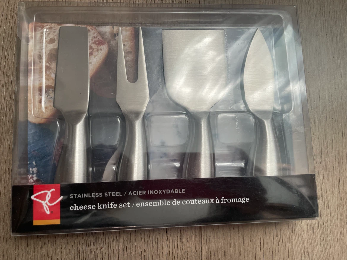 NEW! PC Stainless Steel Cheese Knife Set