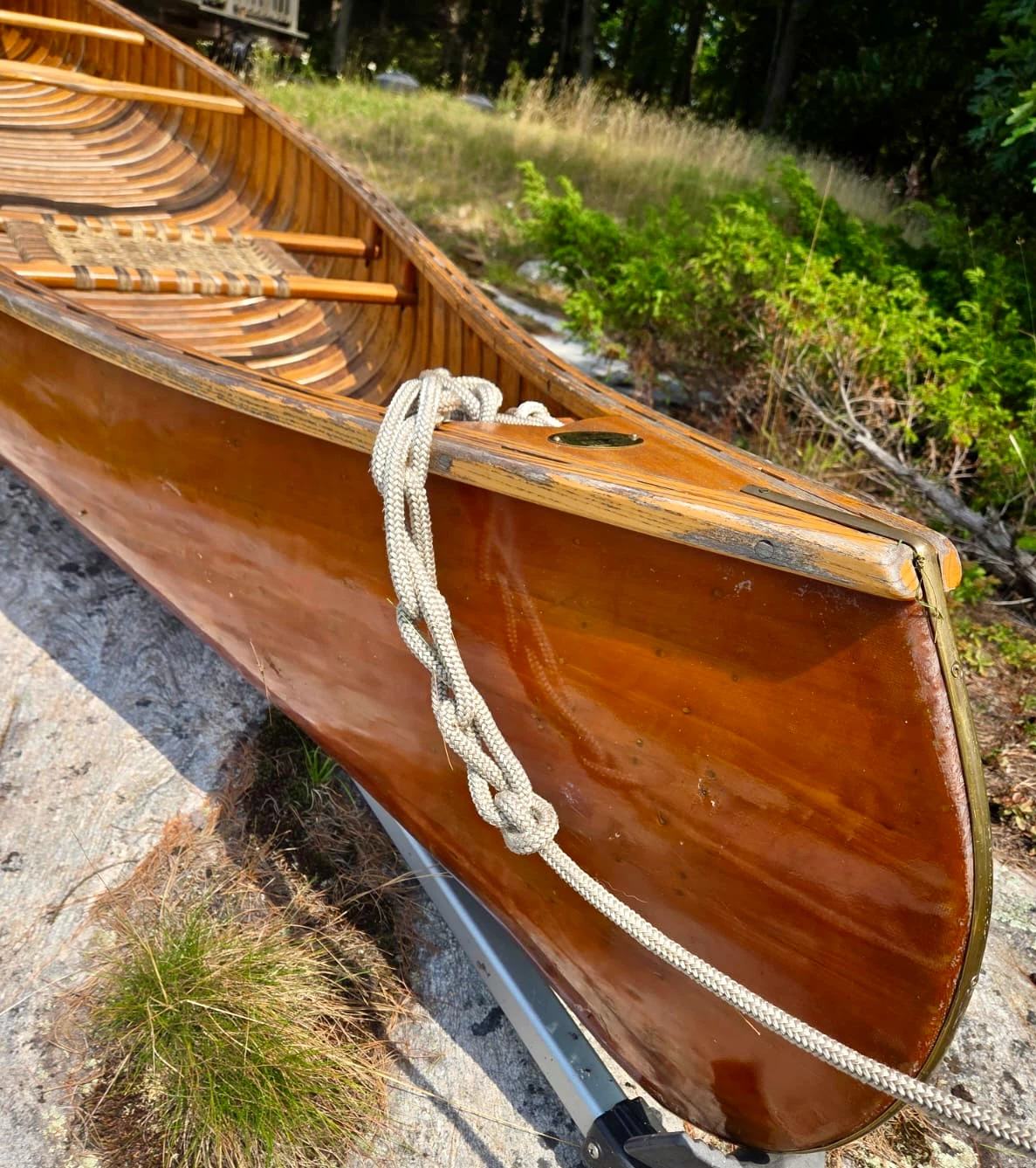 Cedar Prospector Canoe handmade by Evergreen Canoe Company - photo 2