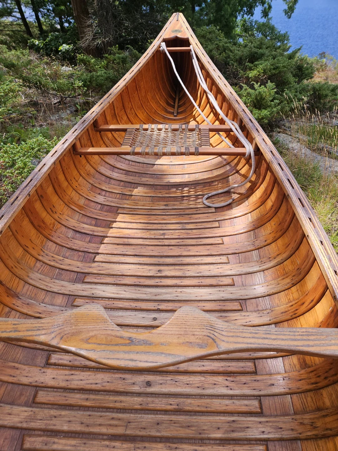 Cedar Prospector Canoe handmade by Evergreen Canoe Company - photo 4