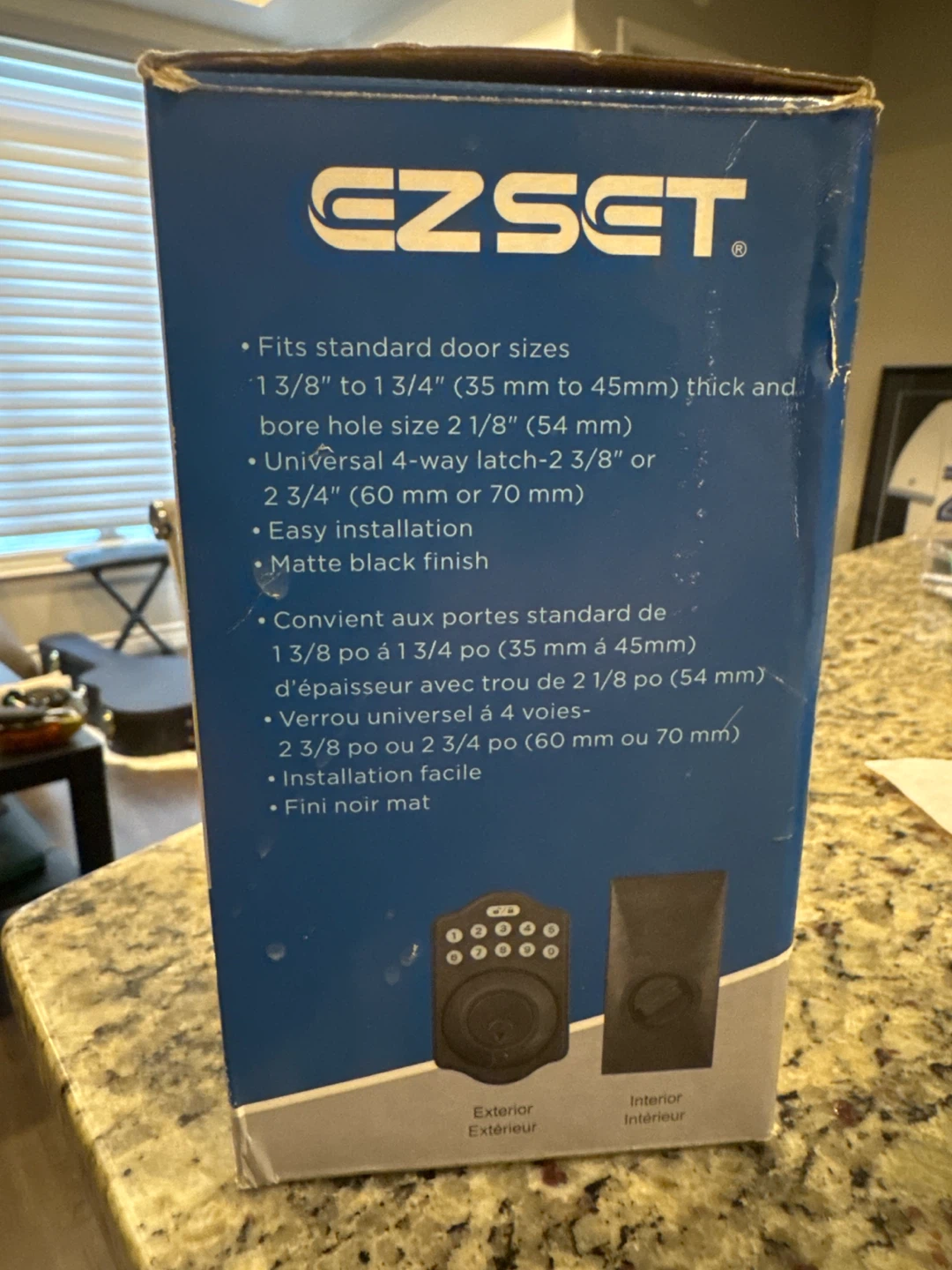 EZSET Electronic Keypad Deadbolt - photo 2