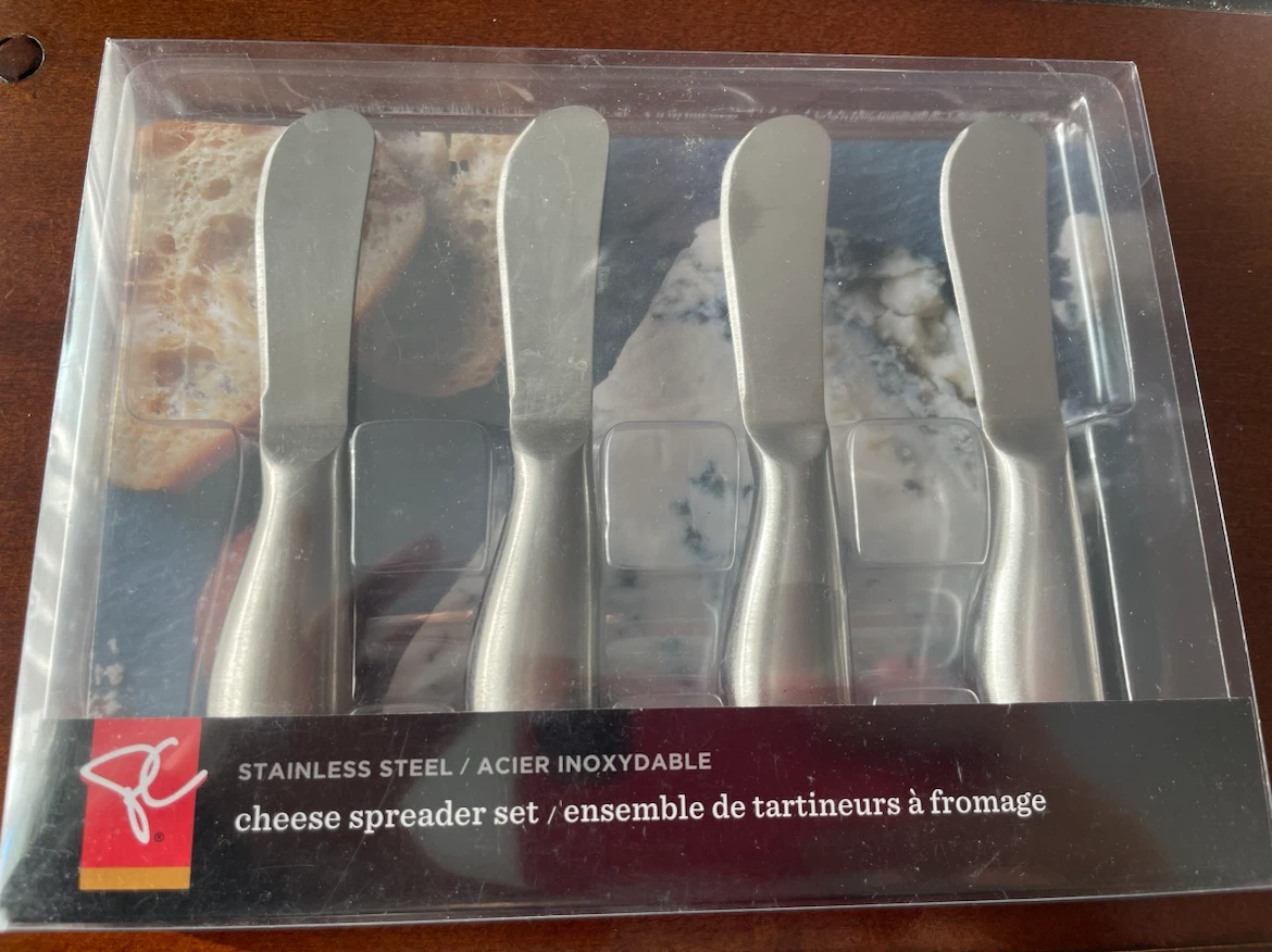 NEW! PC Stainless Steel Cheese Spreader Set