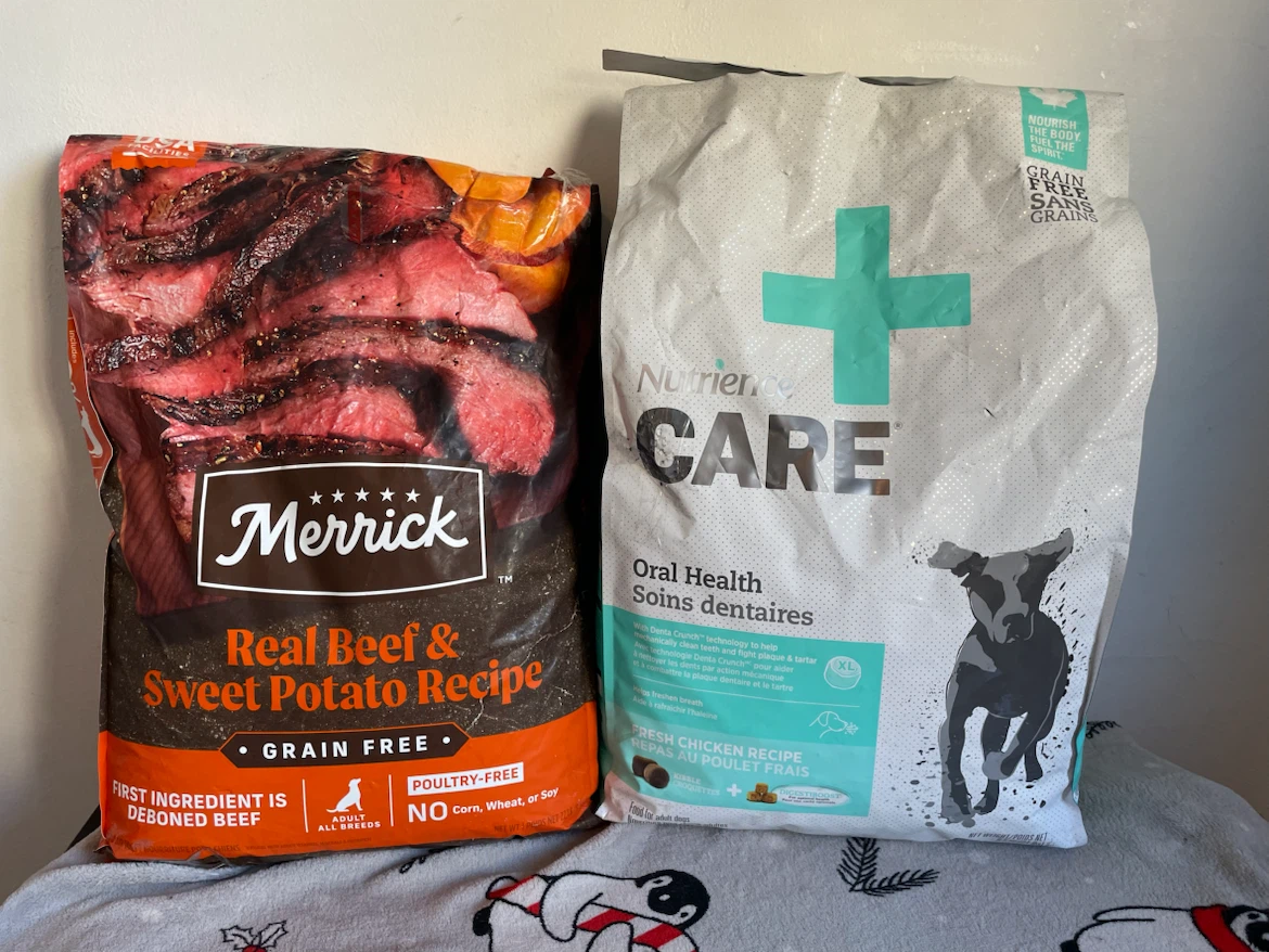 Big Bags Dog Food Merricks & Nutrience ($30 Each/$50 Both)