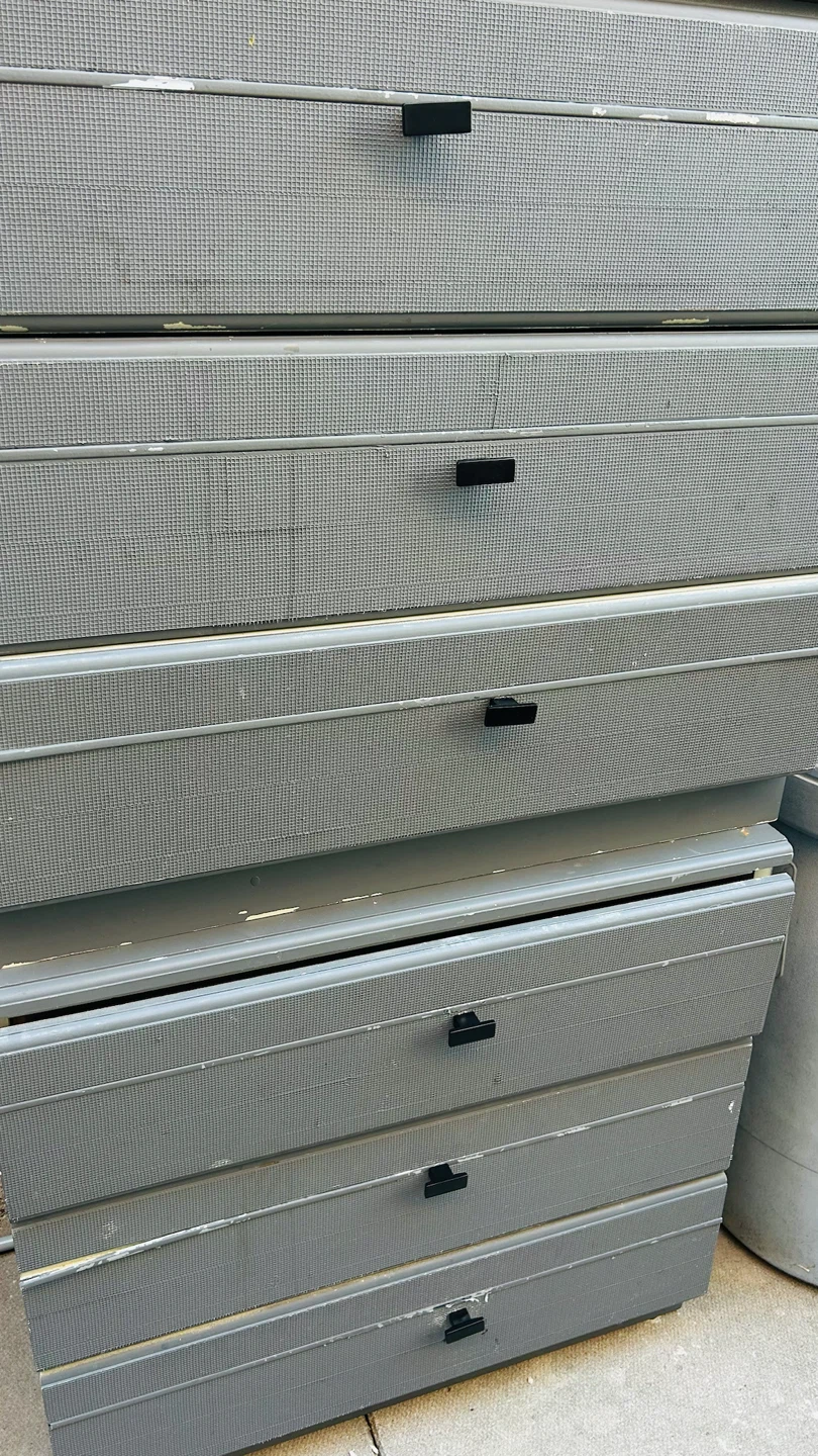 Grey Storage Drawers