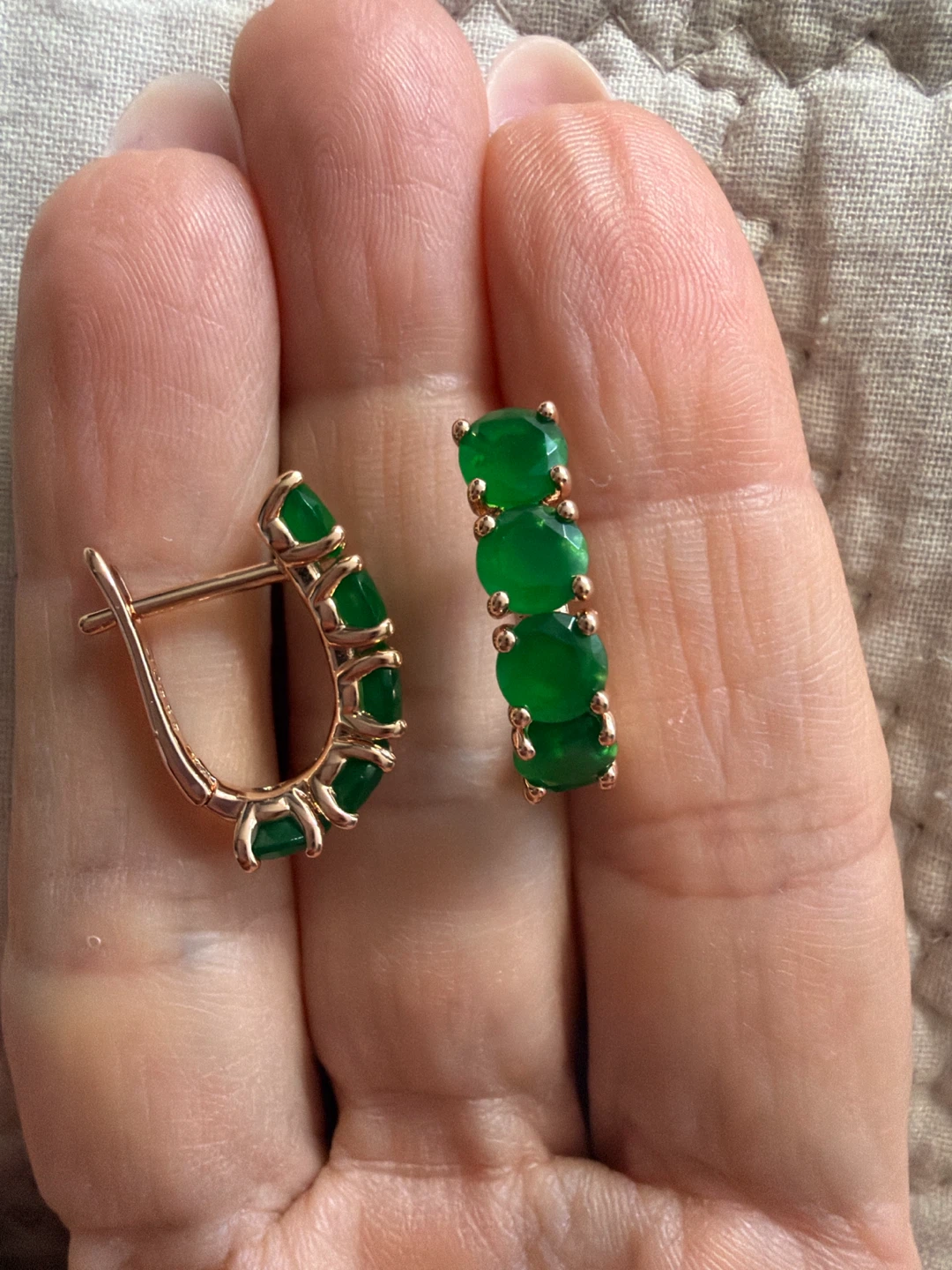14k gemstone earrings