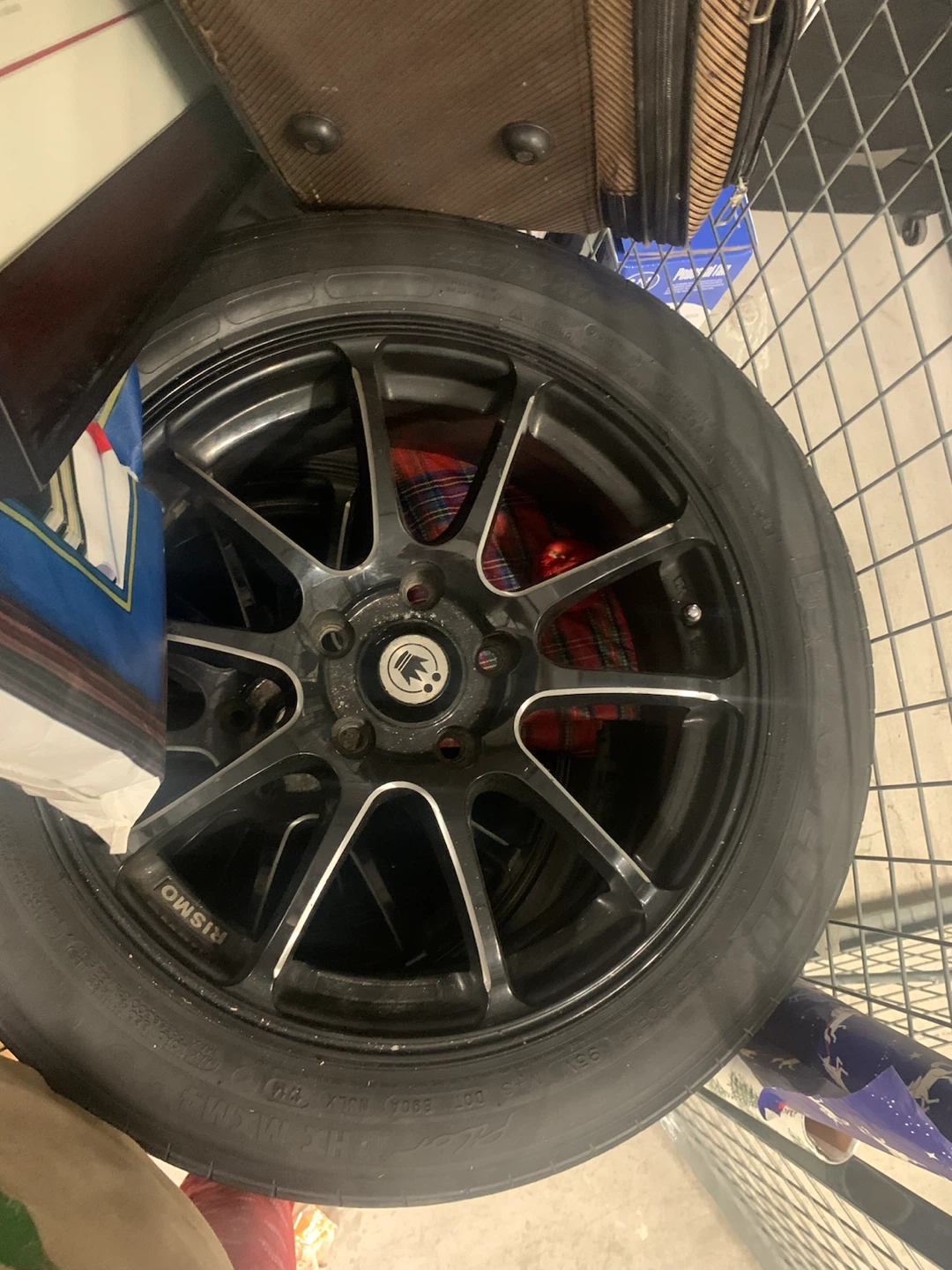 17" Black Alloy Rims w/ Michelin Pilot HX MXM4 Tires – 225/50R17 - photo 2