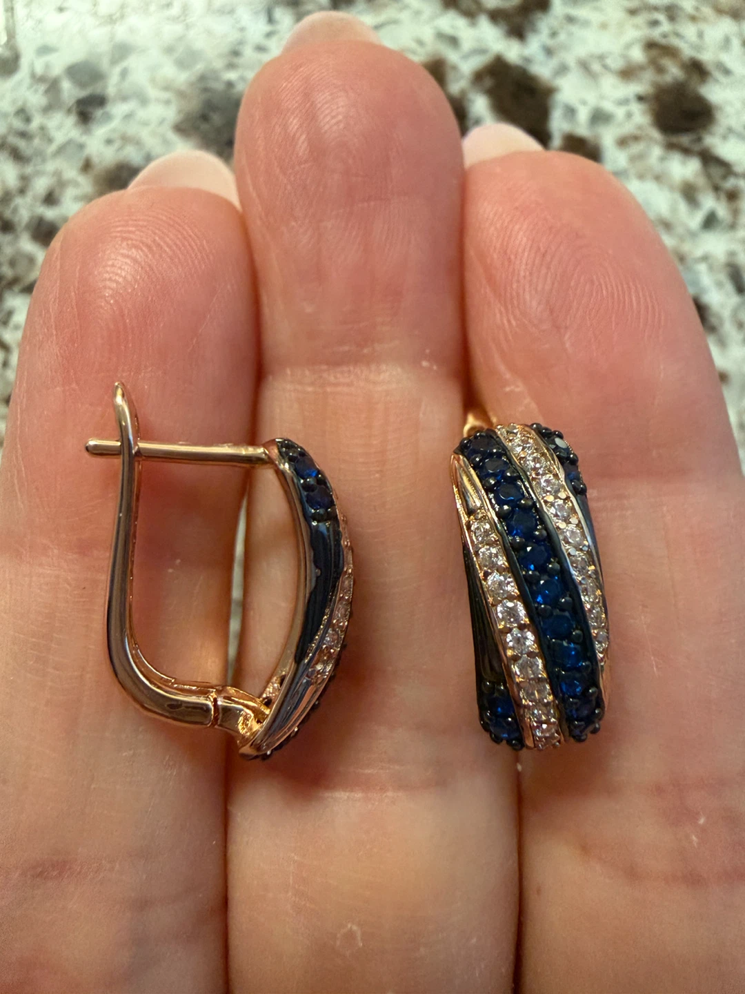 14k gemstone earrings