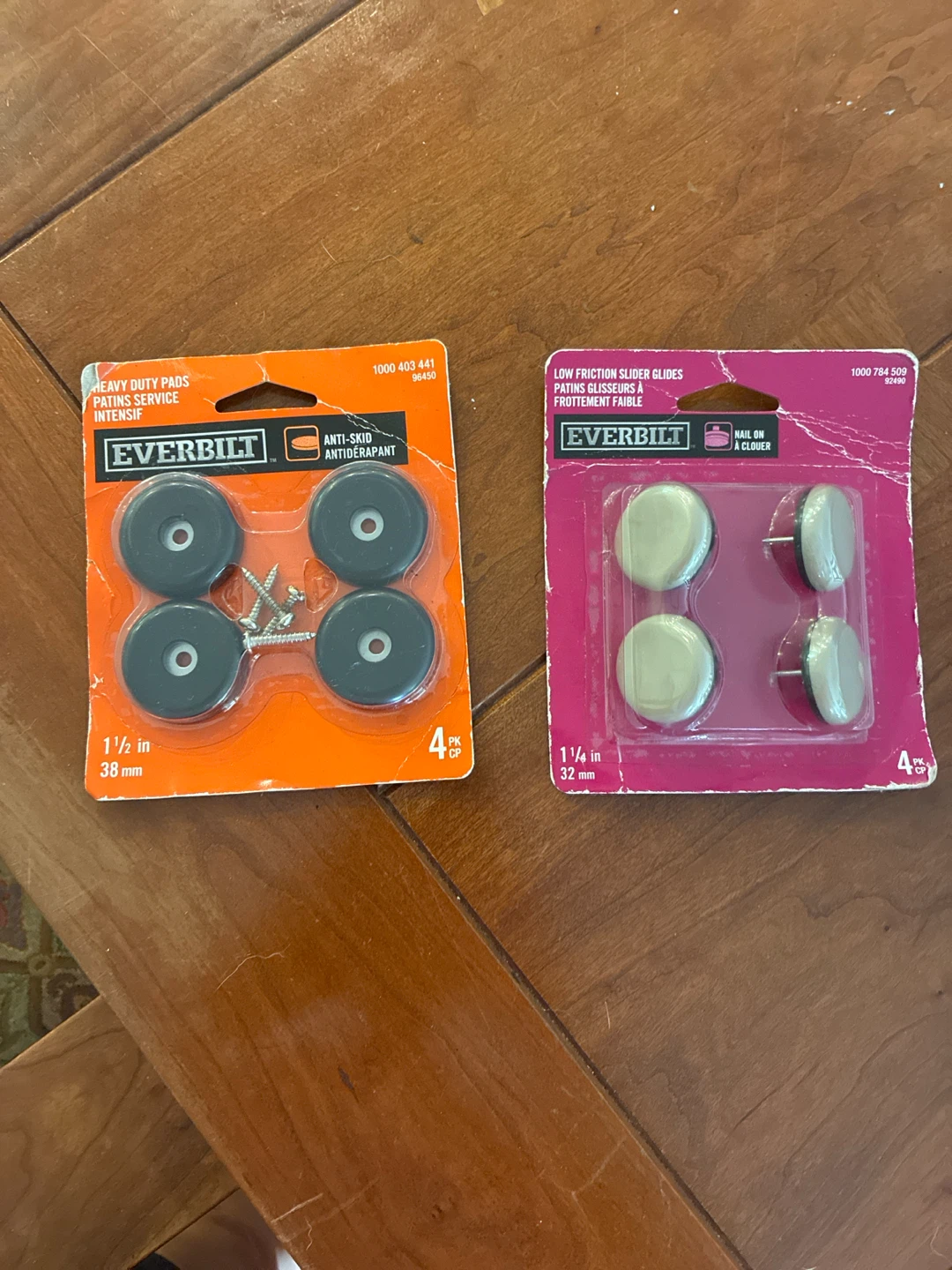 Everbilt Heavy Duty Pads & Low Friction Slider Glides