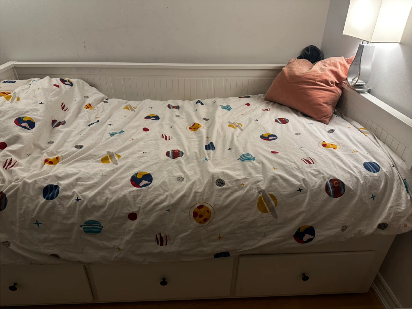 IKEA HEMNES Daybed Frame with 3 Drawers - White - Twin