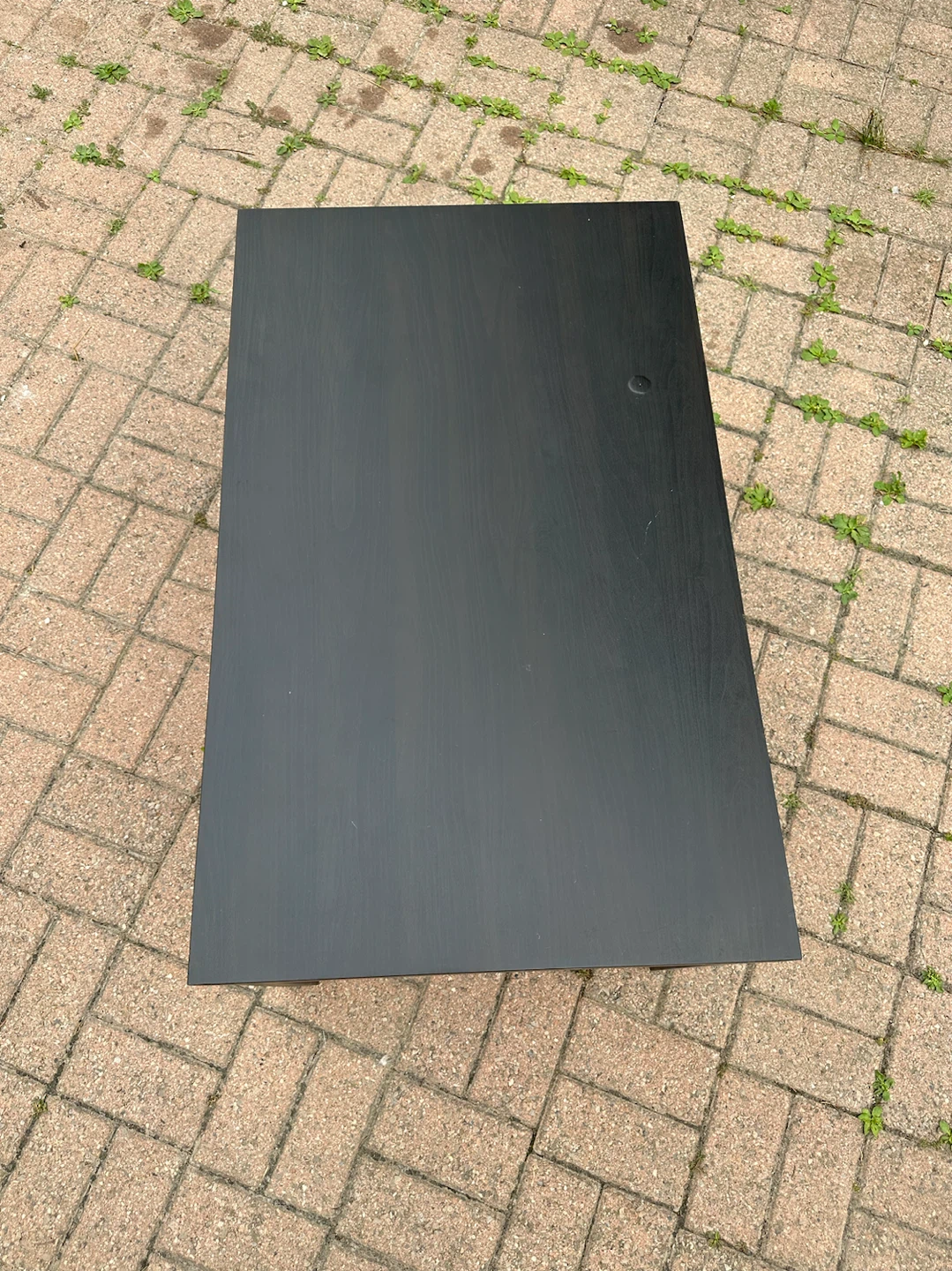 Black Coffee Table with Shelf - photo 4
