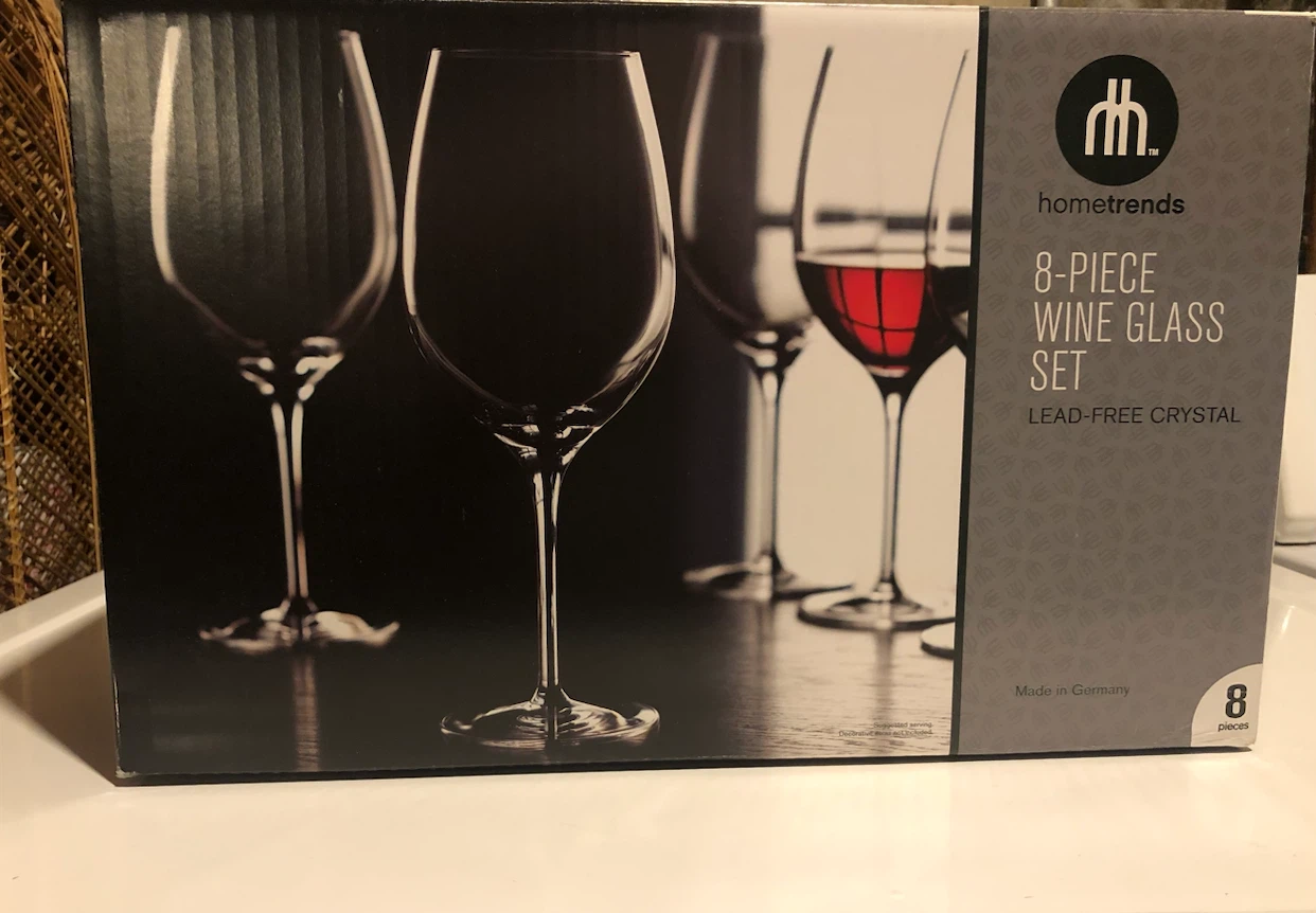 Hometrends 8-Piece Wine Glass Set