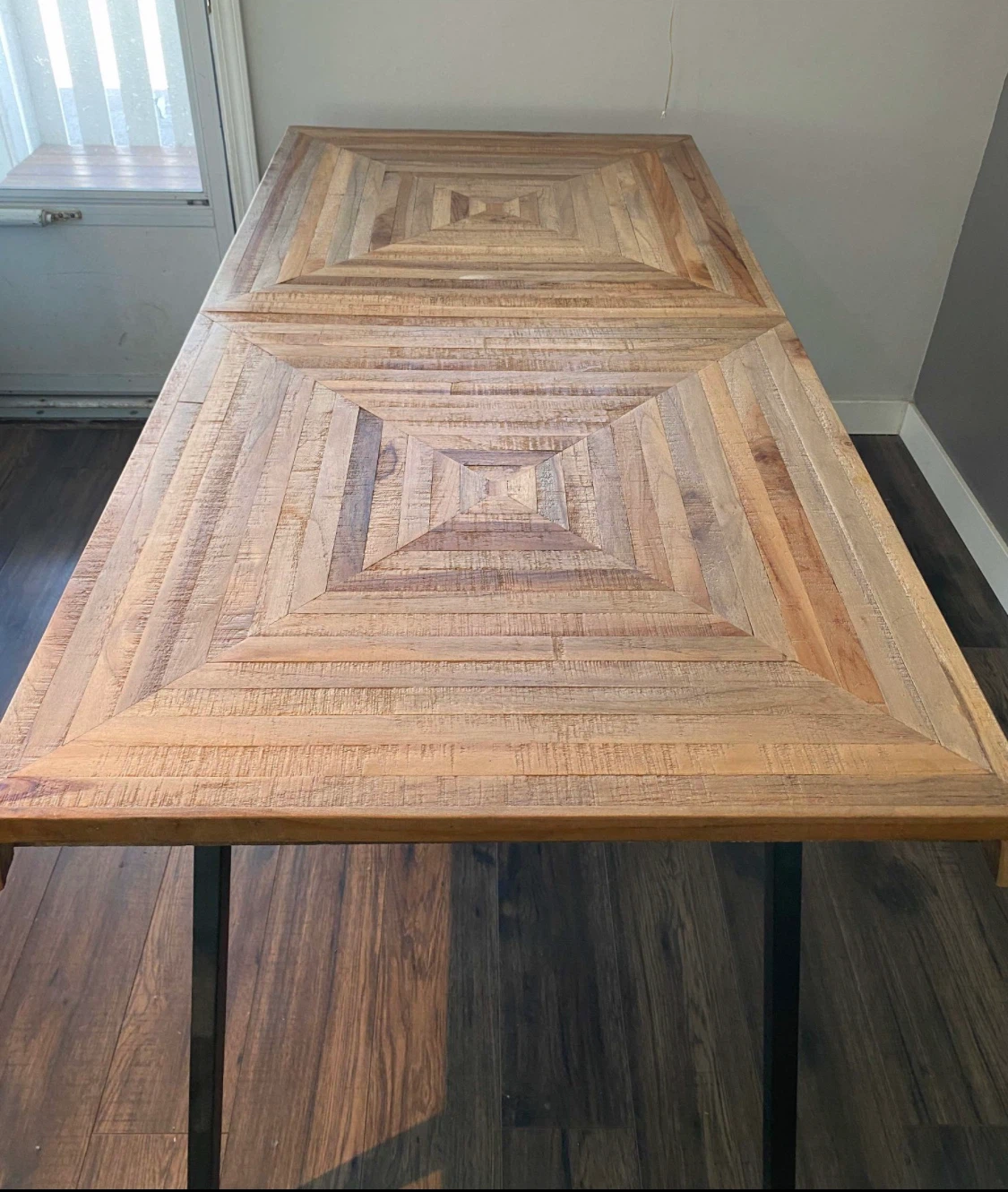 Structube ZAK Recycled Teak Dining Table with 2 Chairs and Bench - photo 2