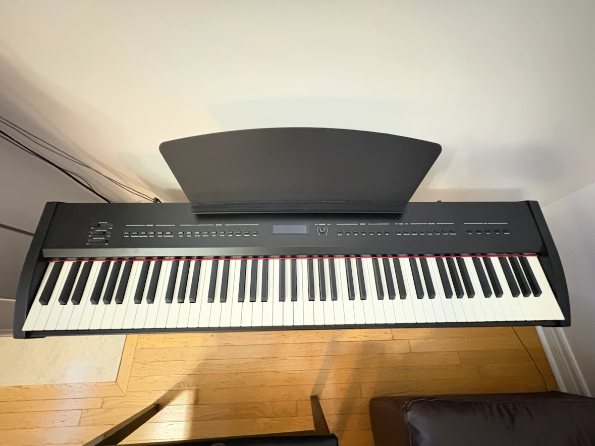 88 Weighted Key Digital Piano with Bench - photo 2
