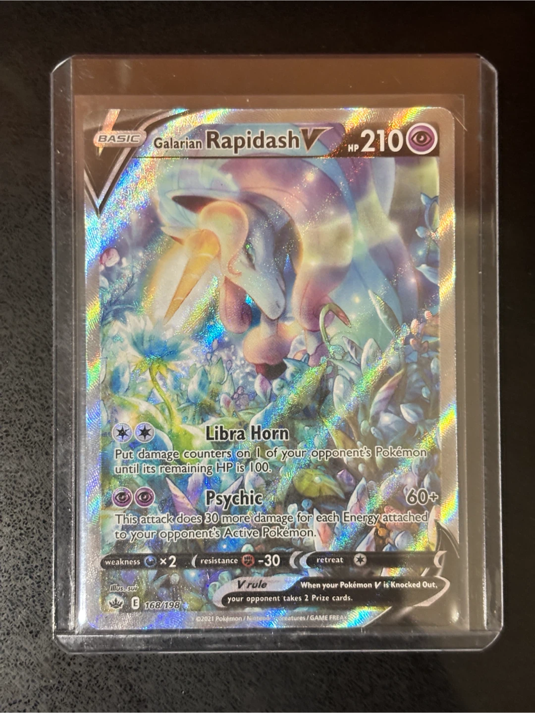 Galarian Rapidash V Trading Card