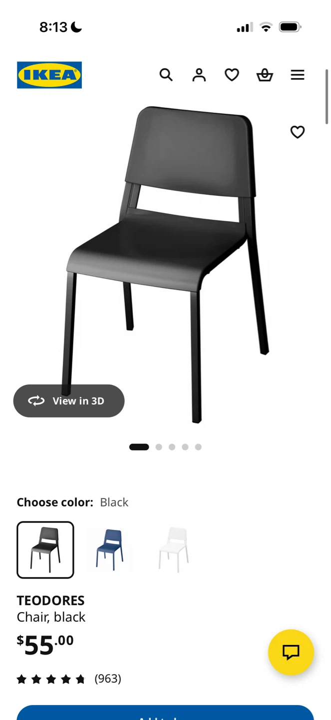 4 Stacking IKEA TEODORES Chairs - light turquoise - photo 5