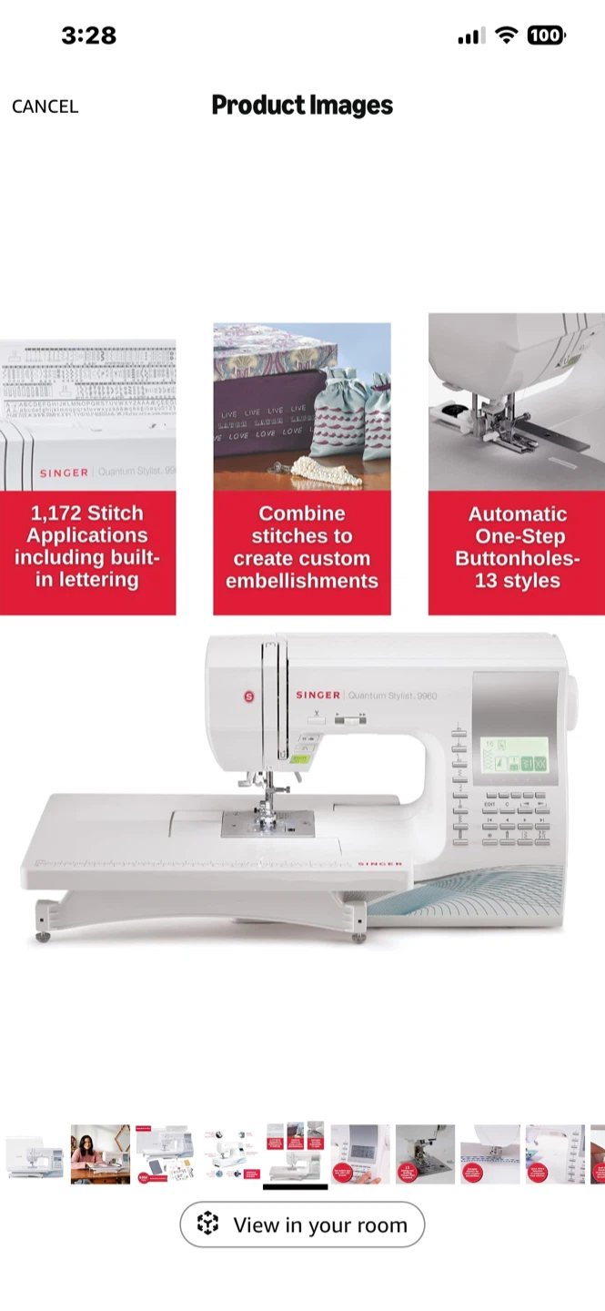 Singer 9960 sewing machine - photo 3