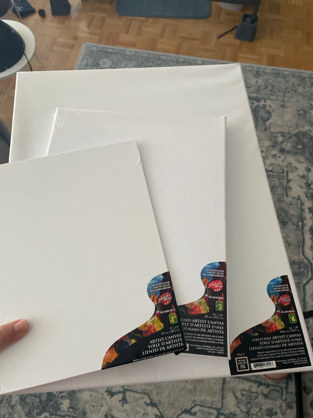 Artist Series Stretched Canvases 9"x12", 11"x14", 16"x20"