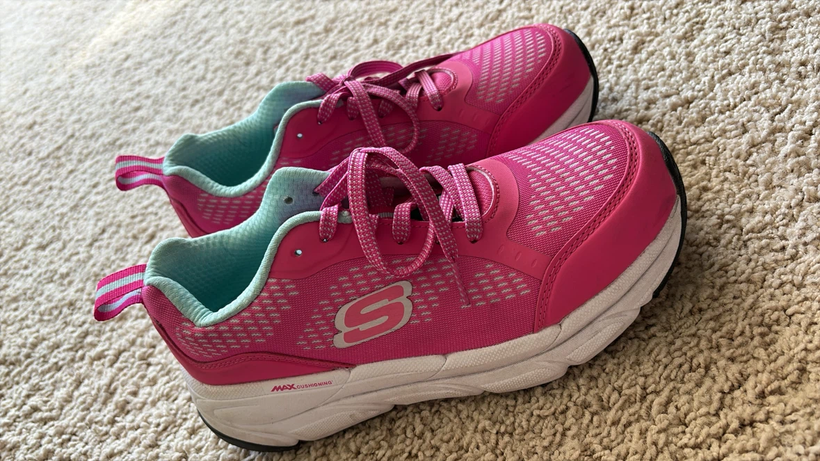 Skechers Work Pink Running Shoes