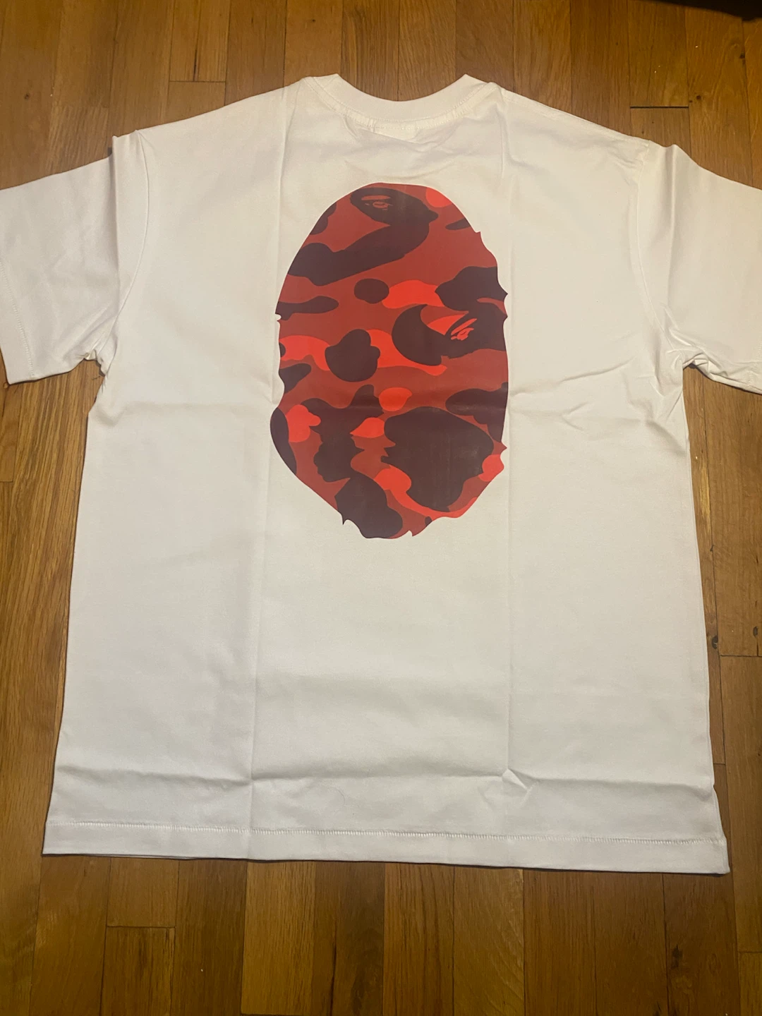 BAPE Color Camo Ape Head Tee (Red/White)(READ DESCRIPTION) - photo 2
