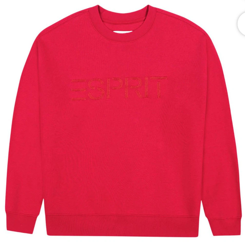 ESPRIT Women’s Fleece Embroidered Logo Sweatshirt, XS-S - photo 2