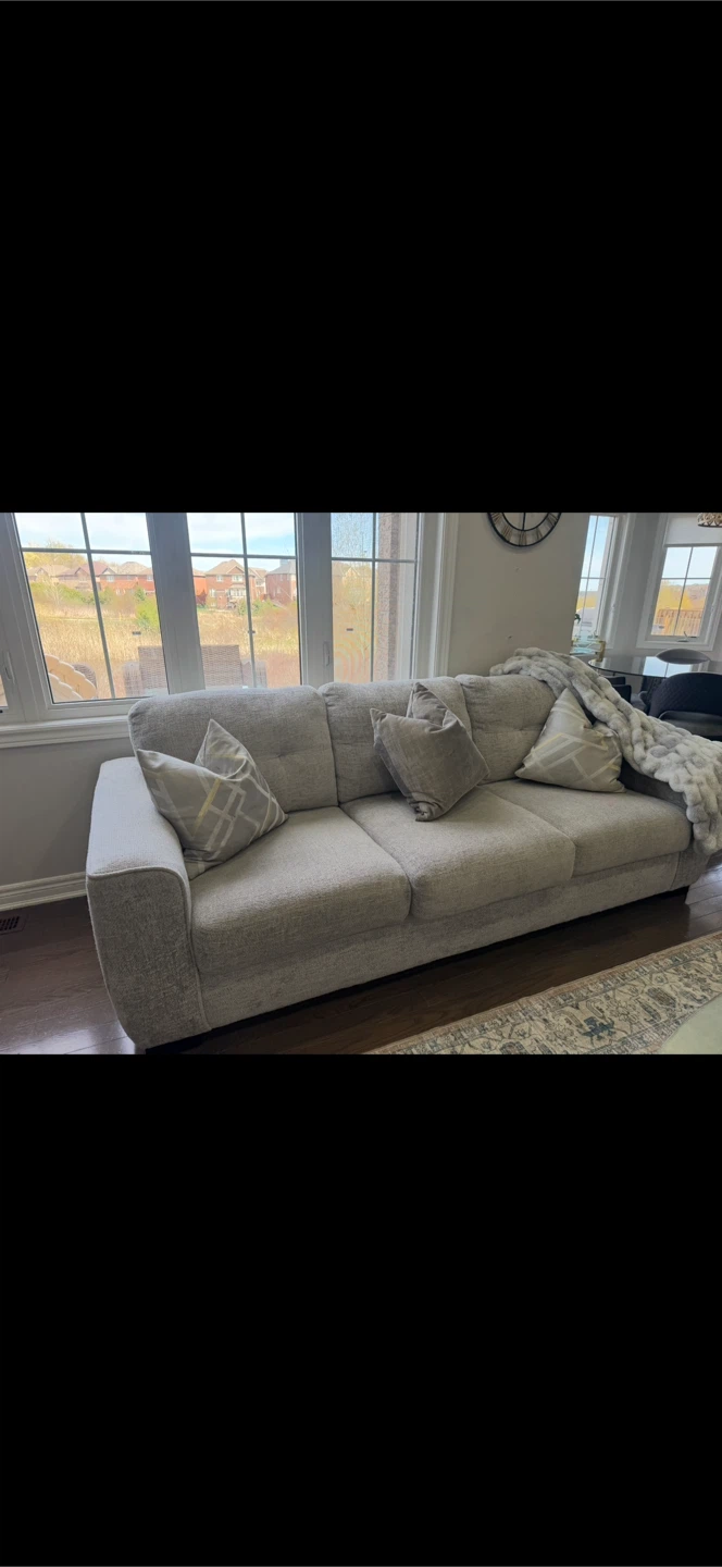 Grey sofa set - photo 2