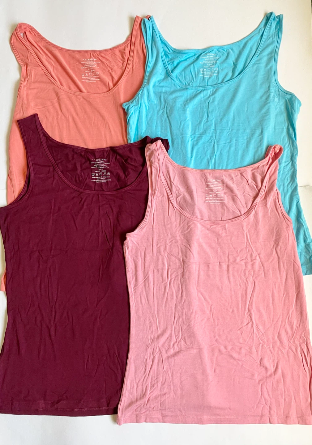 Le Château Women's Tank Tops (4-Pack)