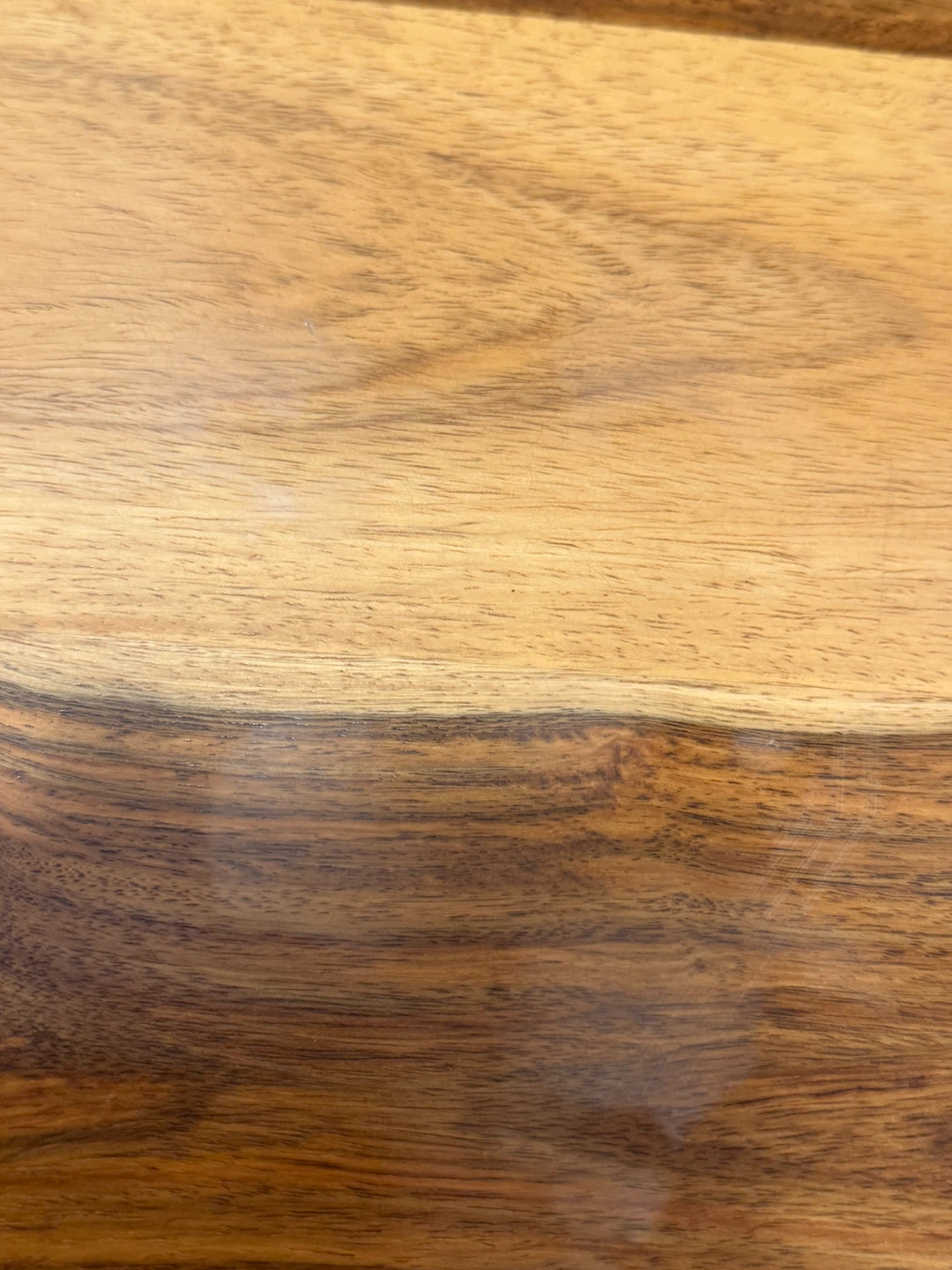 Wooden Dining Table with Natural Wood Grain - photo 5