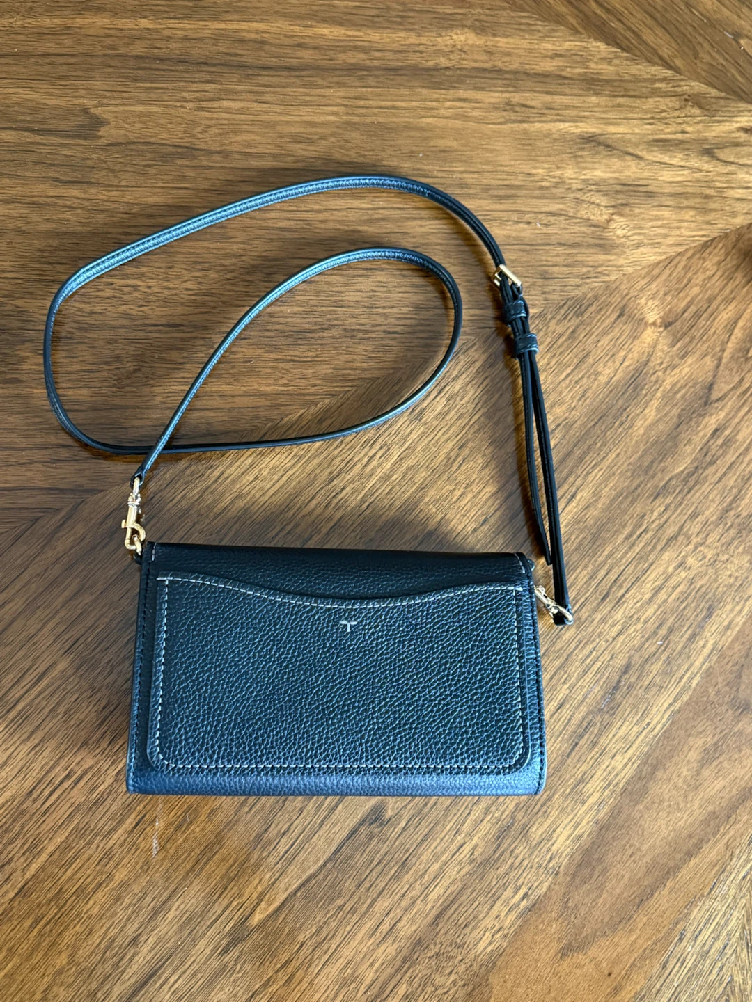 Tory Burch pebbled leather crossbody wallet - photo 2