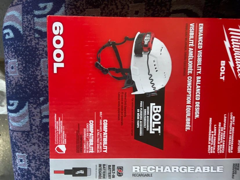 Milwaukee Tool BOLT 600 Lumen Rechargeable Headlamp