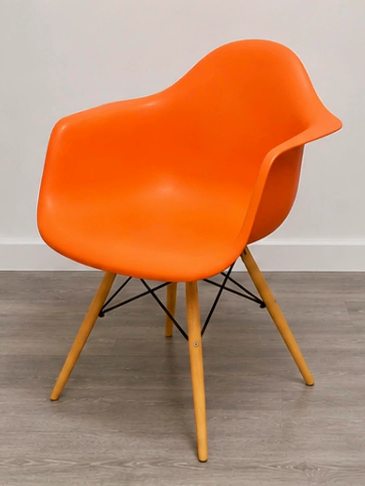 Pair of Orange Accent Chairs - Flash Furniture Alonza Series - photo 3