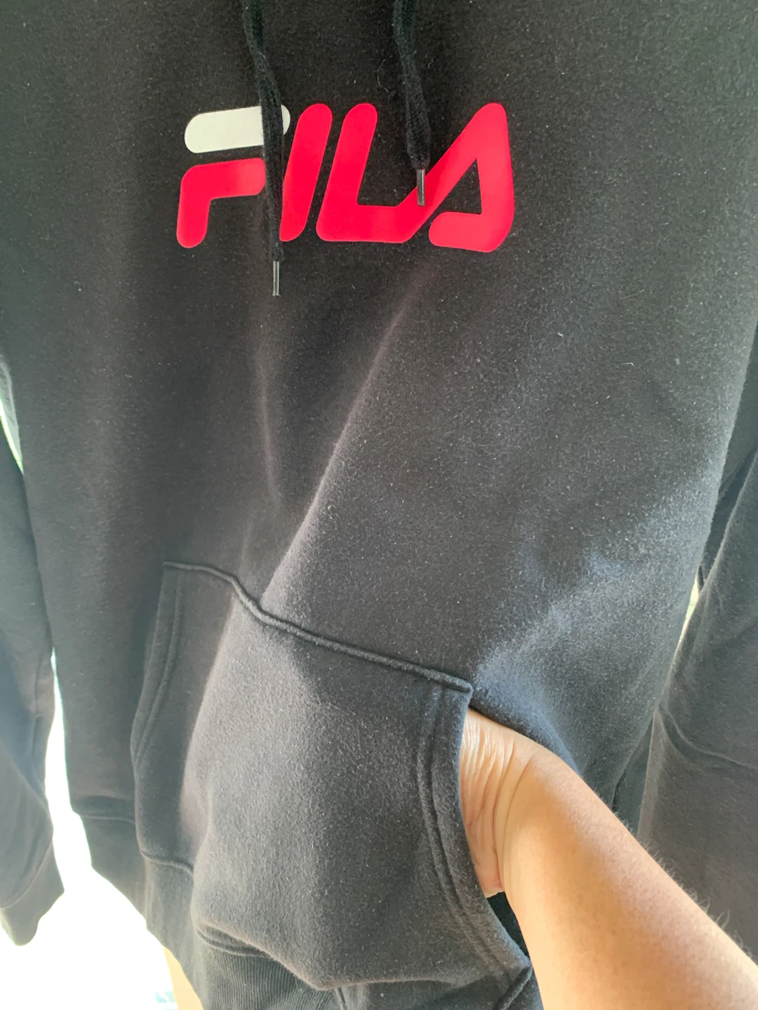 Ladies FILA Hooded Sweater (large) for $10 - photo 4
