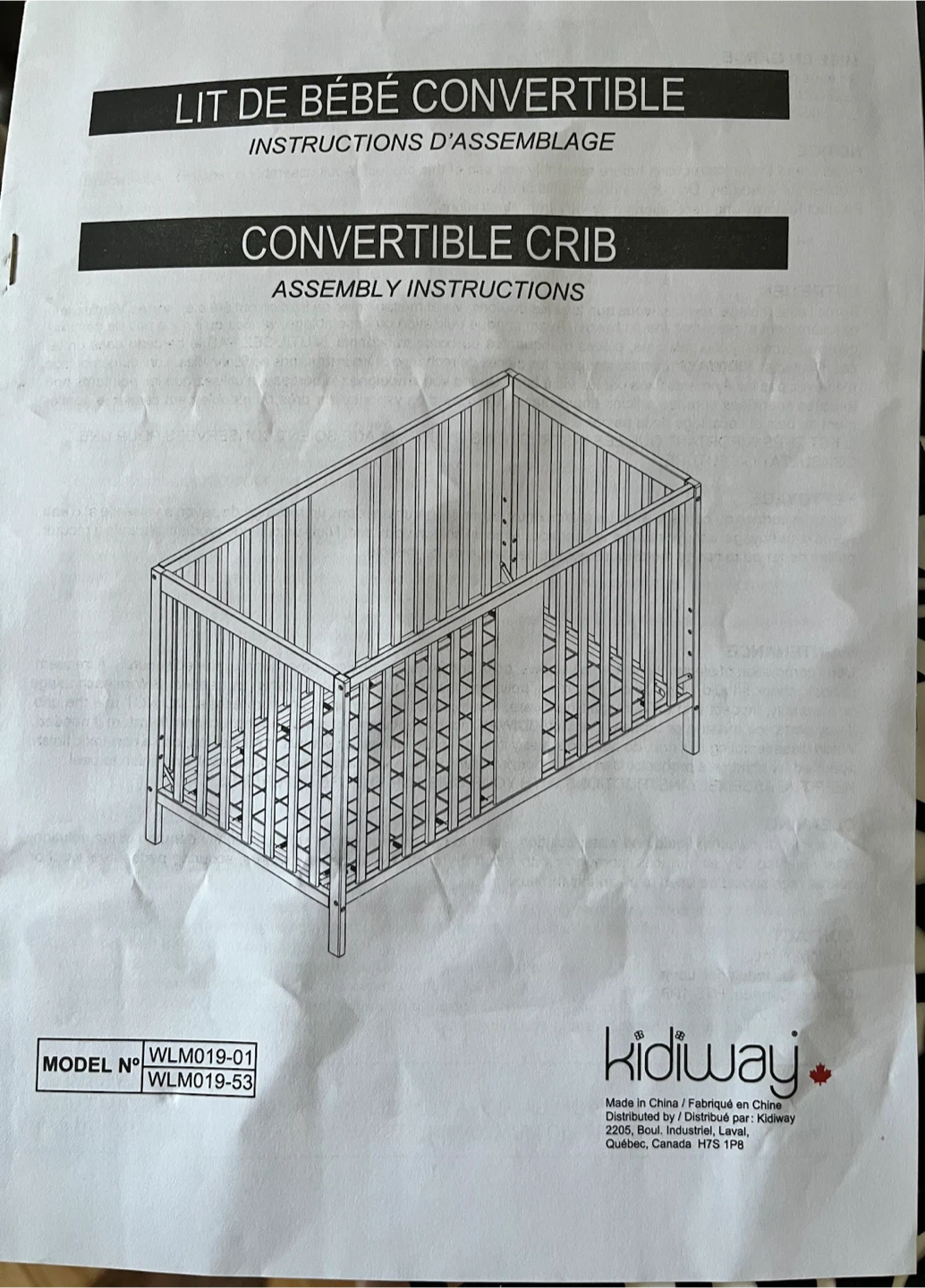 Kidiway Convertible Crib - photo 4