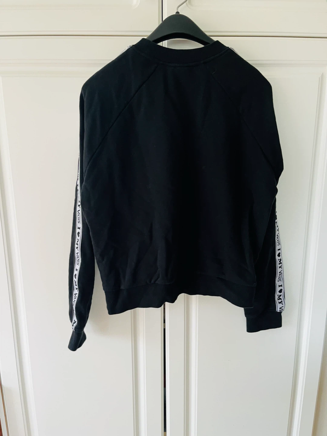 Ladies I Love My Vans Black/White Crew Sweatshirt - photo 2