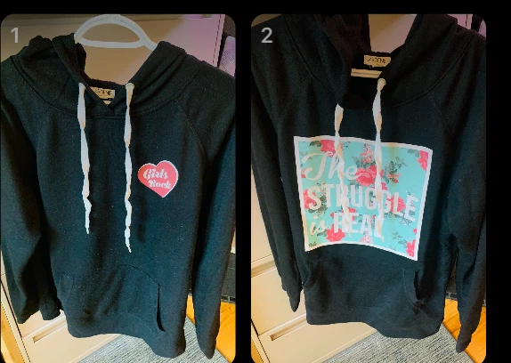 Ladies Pullover Hooded Sweater (large) for $9
