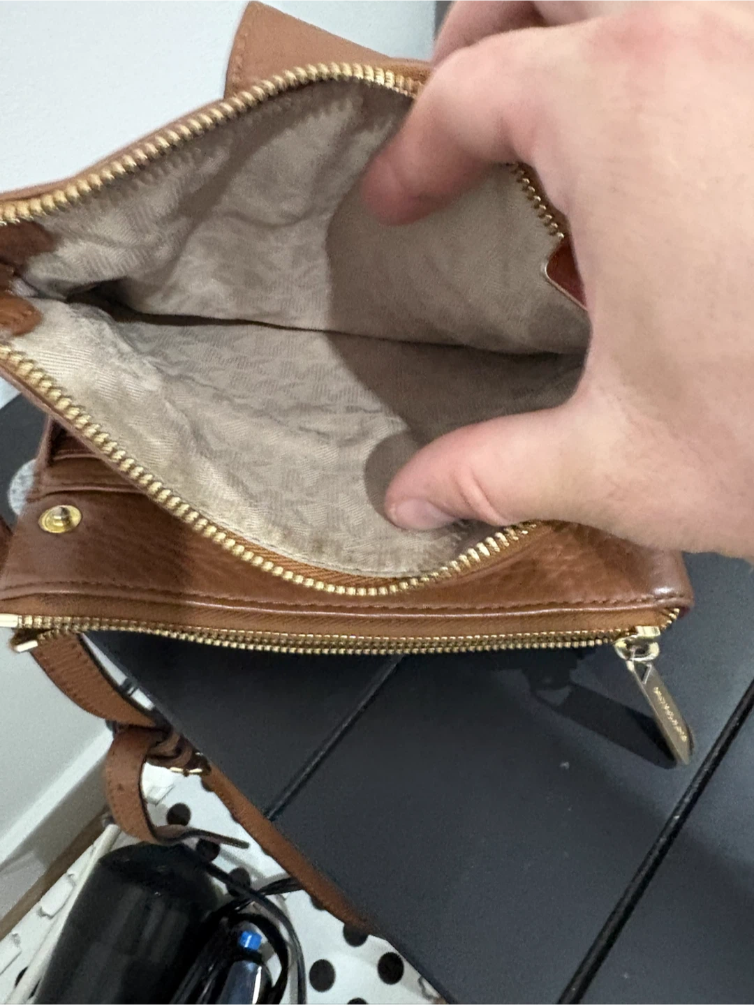 Michael Kors Brown Leather Crossbody Bag - photo 3