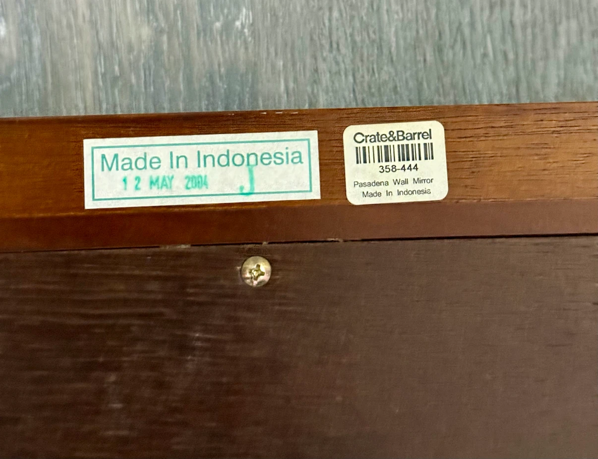 Crate & Barrel Pasadena Wall Mirror - photo 5