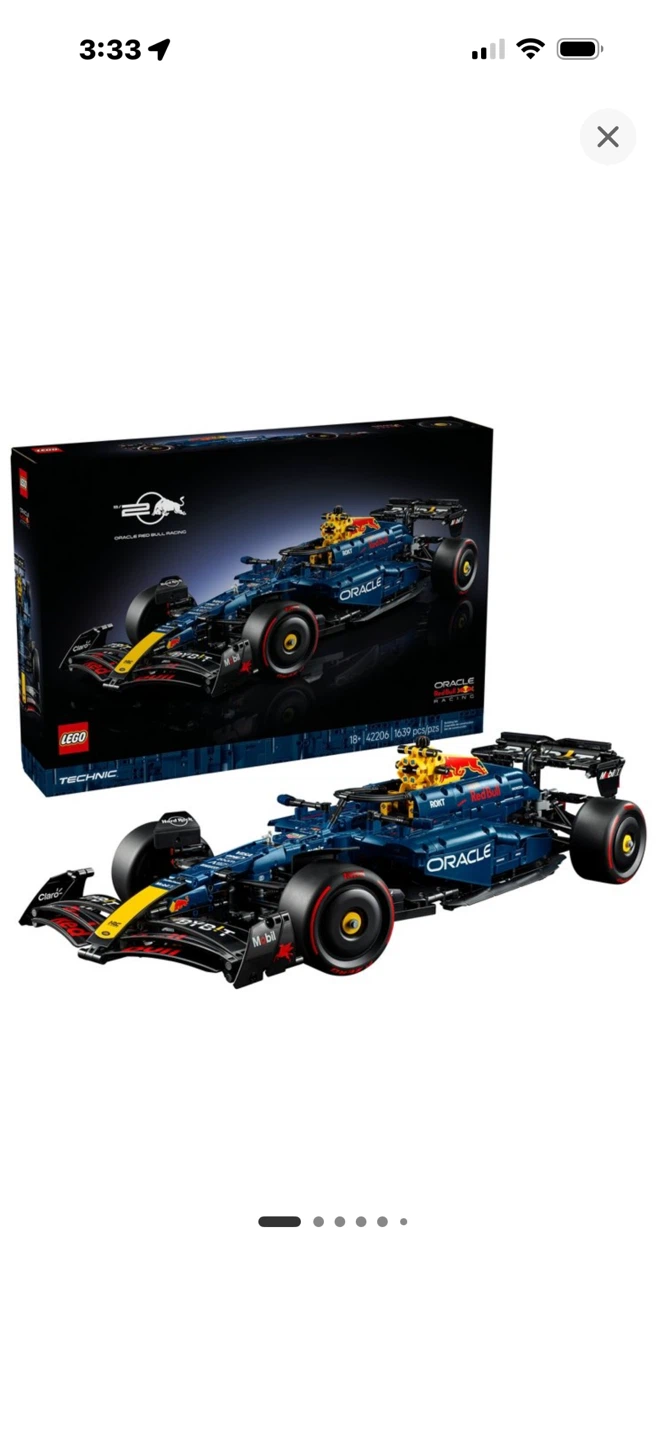 LEGO Technic Oracle Red Bull Racing Formula 1 Car 42206