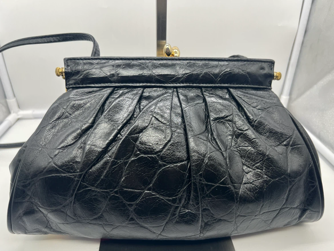 Z.K. LEATHER GOODS VINTAGE Multicolor BlackLeather Crossbody Bag - photo 4