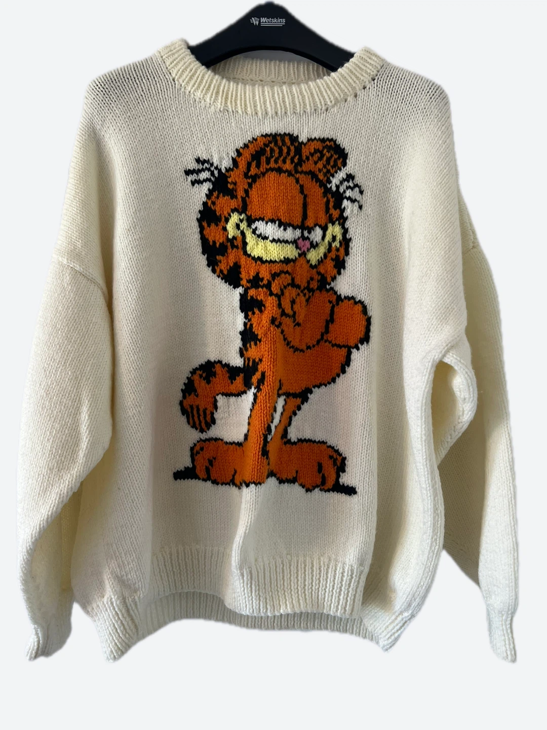 White Garfield Knit Sweater - photo 2
