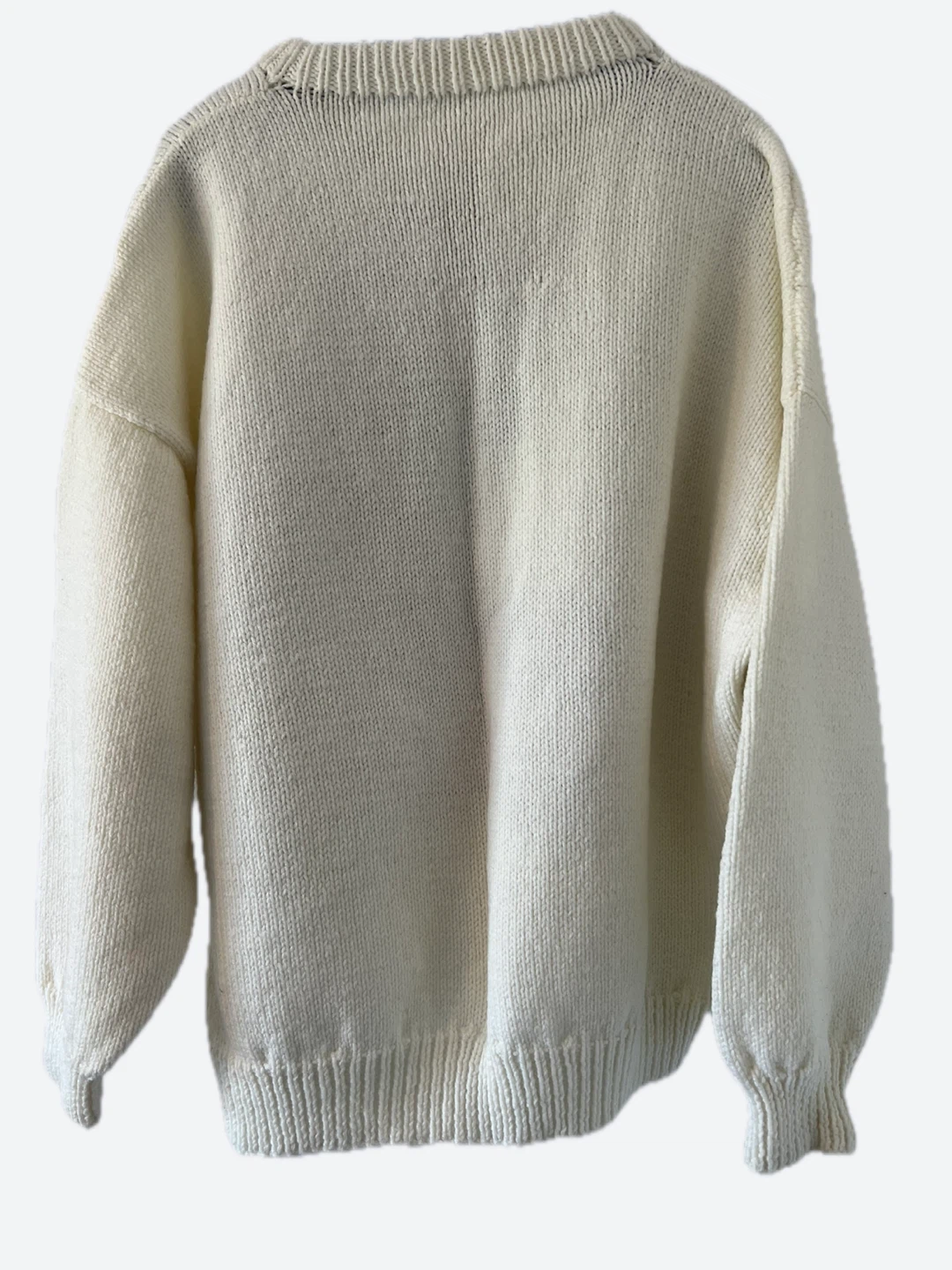 White Garfield Knit Sweater - photo 3