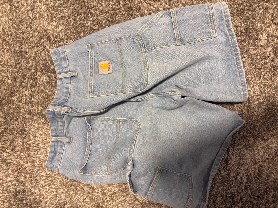 Carhartt Denim Carpenter Shorts - photo 2