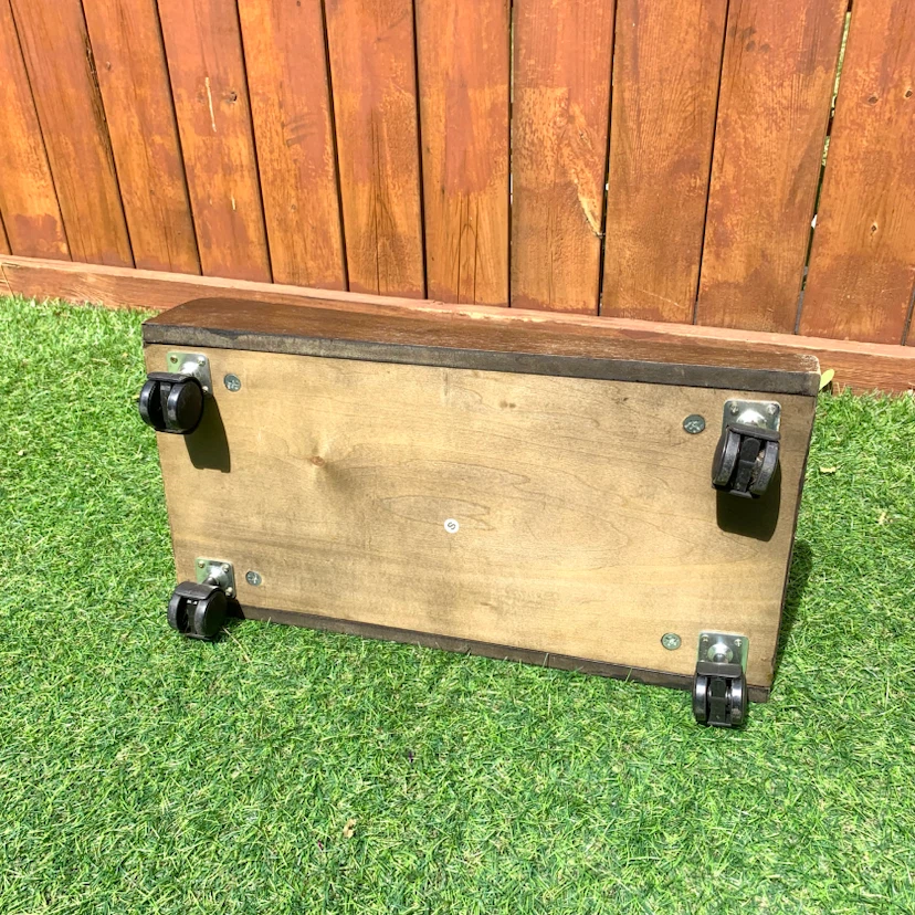 Wood Plant Stand Rolling Plant Caddy Planter Stand With Wheels - photo 4