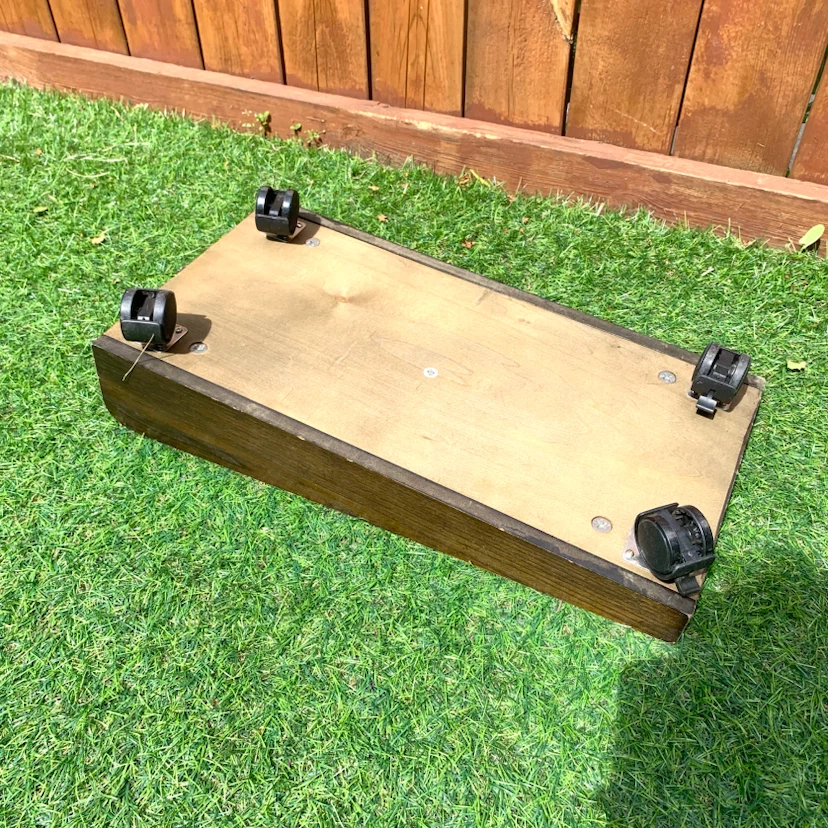 Wood Plant Stand Rolling Plant Caddy Planter Stand With Wheels - photo 5