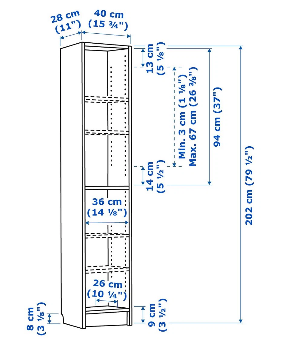 IKEA BILLY Bookcase + 3 Storage Boxes - photo 2