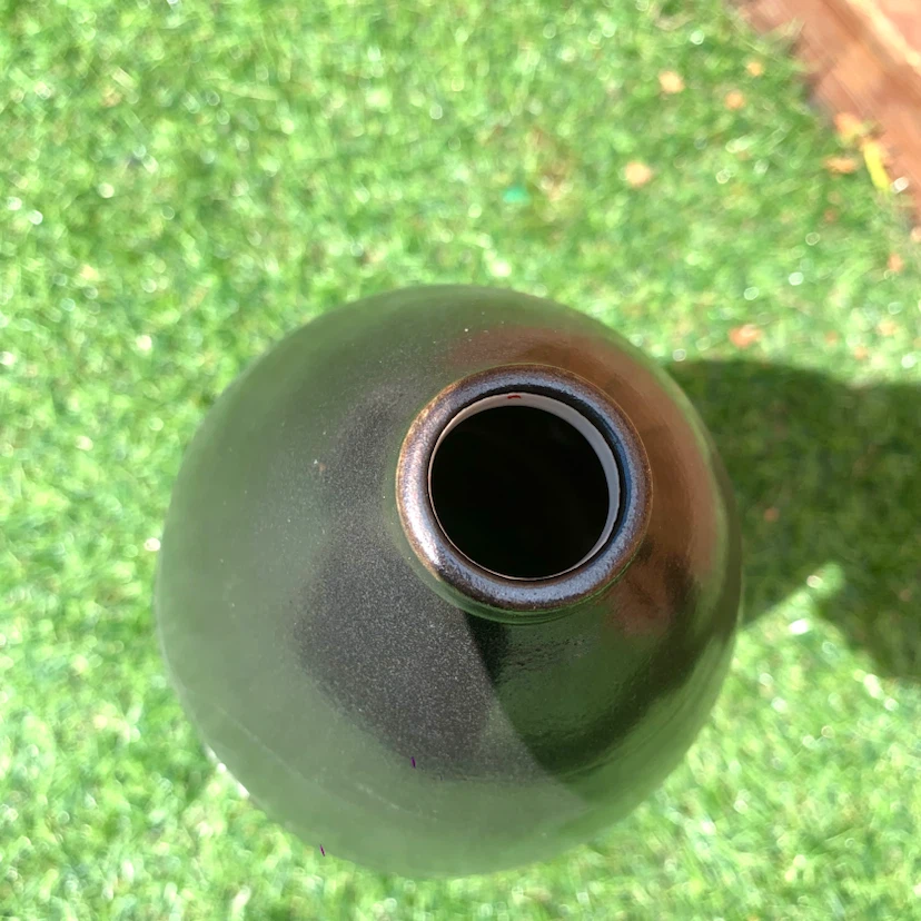 Ceramic Floor Vase Black Decorative Home Decor Tall Accent Vase - photo 3